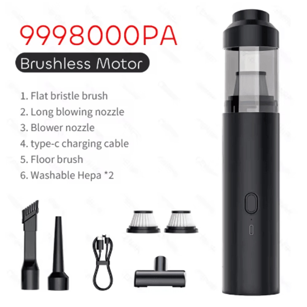 CENRR 2025 New Car Vacuum Cleaner 9998000PA Powerful Wireless Cleaner With Air Blower 4