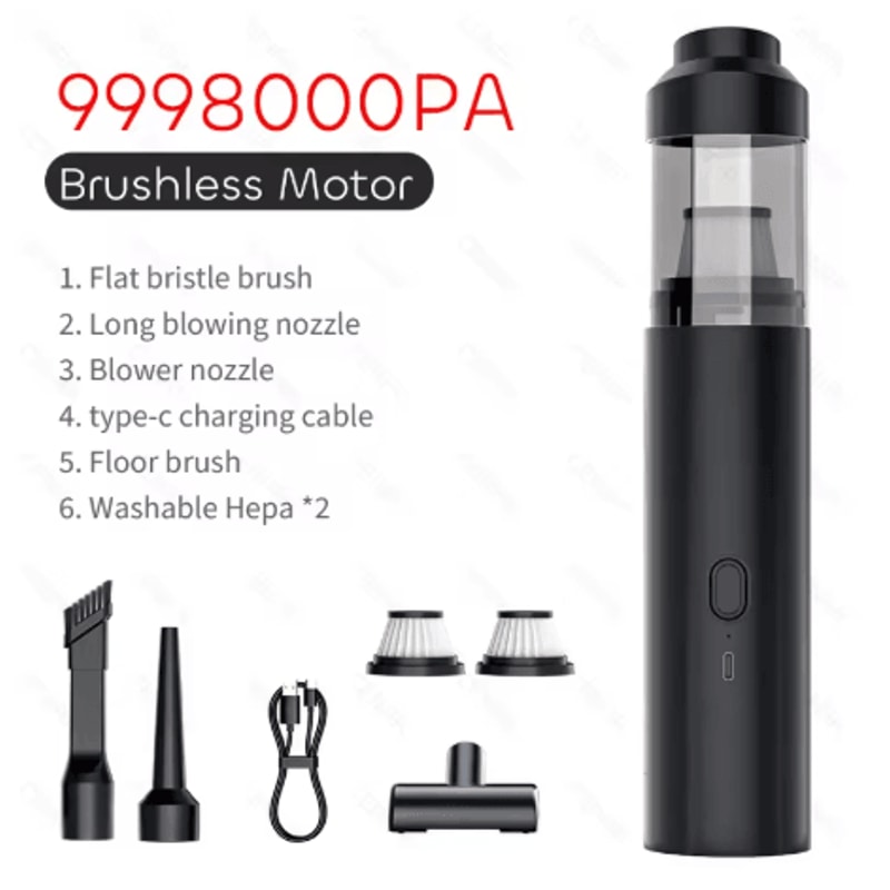 CENRR 2025 New Car Vacuum Cleaner 9998000PA Powerful Wireless Cleaner With Air Blower 4