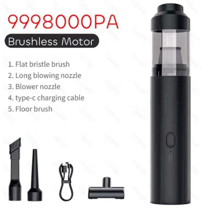 CENRR 2025 New Car Vacuum Cleaner 9998000PA Powerful Wireless Cleaner With Air Blower 5