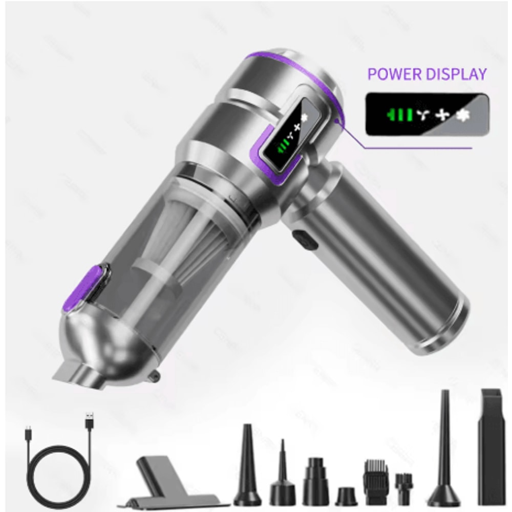 998000PA Car Vacuum Cleaner Portable Handheld Cordless Cleaner With Strong Suction 4