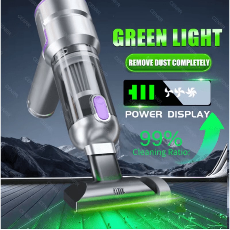 998000PA Car Vacuum Cleaner Portable Handheld Cordless Cleaner With Strong Suction 6