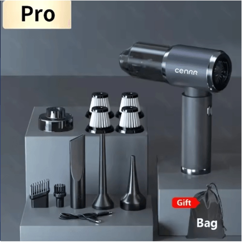 CENRR Car Vacuum Cleaner Strong Suction Powerful Cordless Wireless Cleaner 2