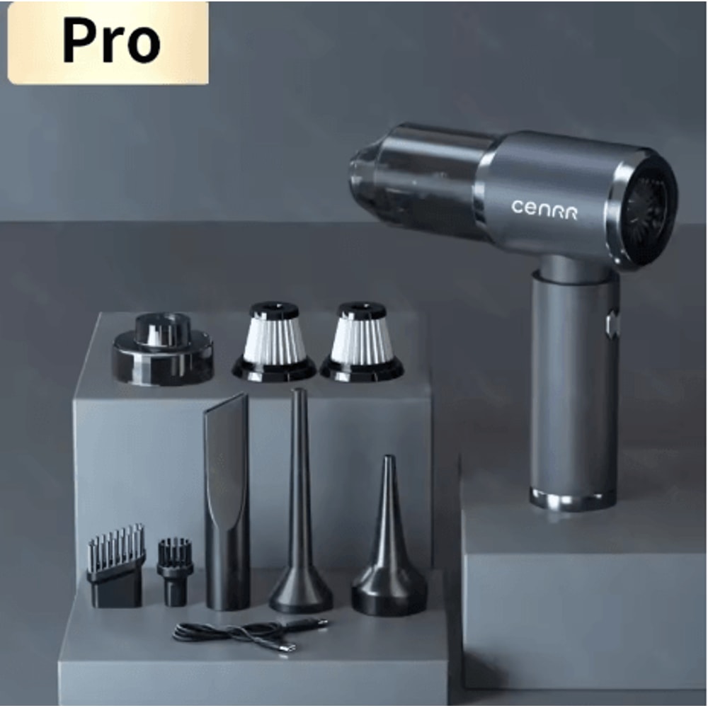 CENRR Car Vacuum Cleaner Strong Suction Powerful Cordless Wireless Cleaner 3