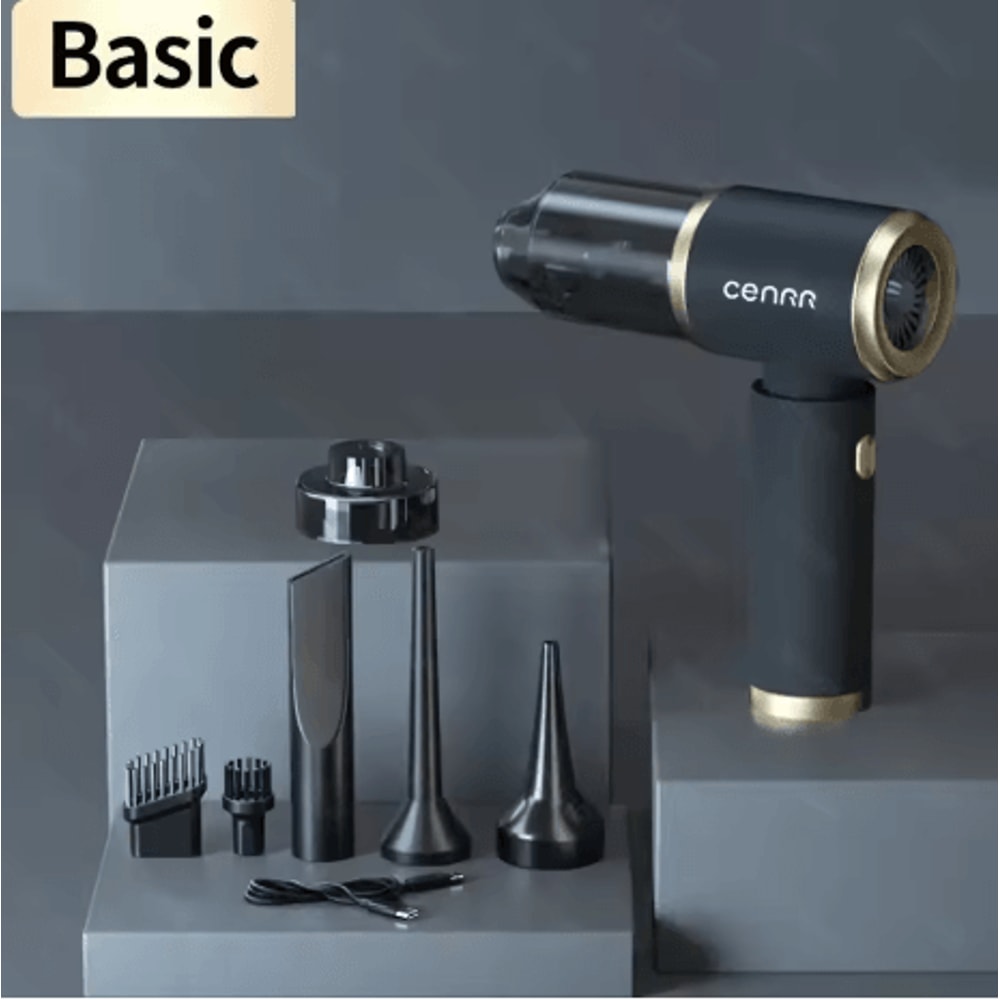 CENRR Car Vacuum Cleaner Strong Suction Powerful Cordless Wireless Cleaner 5