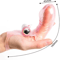 Three Finger Vibrator Sleeve Reusable Delay Extension With Cock Ring And Clitoral Stimulation 4