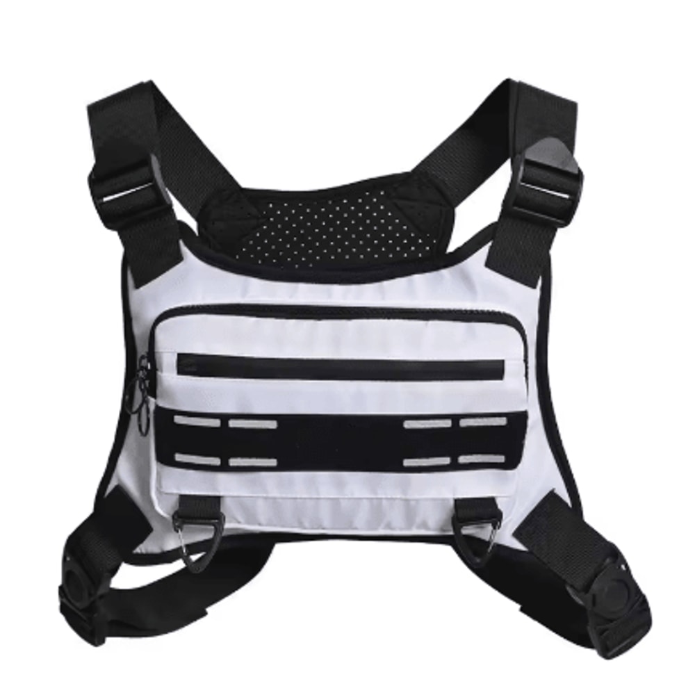 Sports Chest Bag Running Vest Waterproof Reflective Anti Theft Chest Pack For Outdoor Activities 2