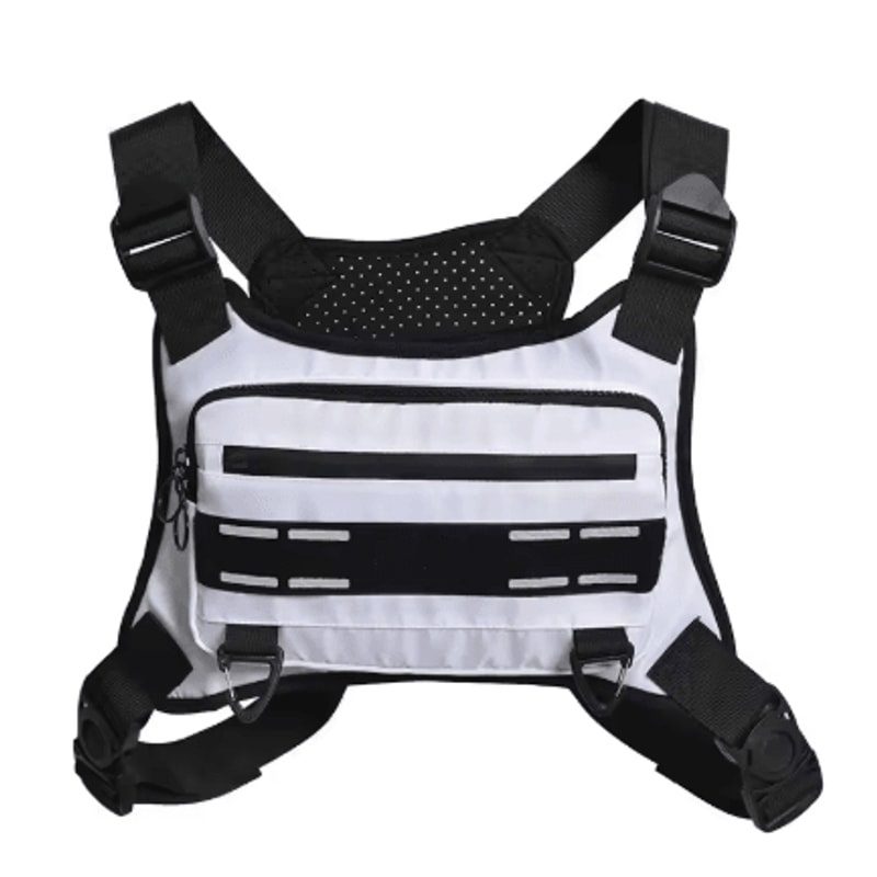 Sports Chest Bag Running Vest Waterproof Reflective Anti Theft Chest Pack For Outdoor Activities 2