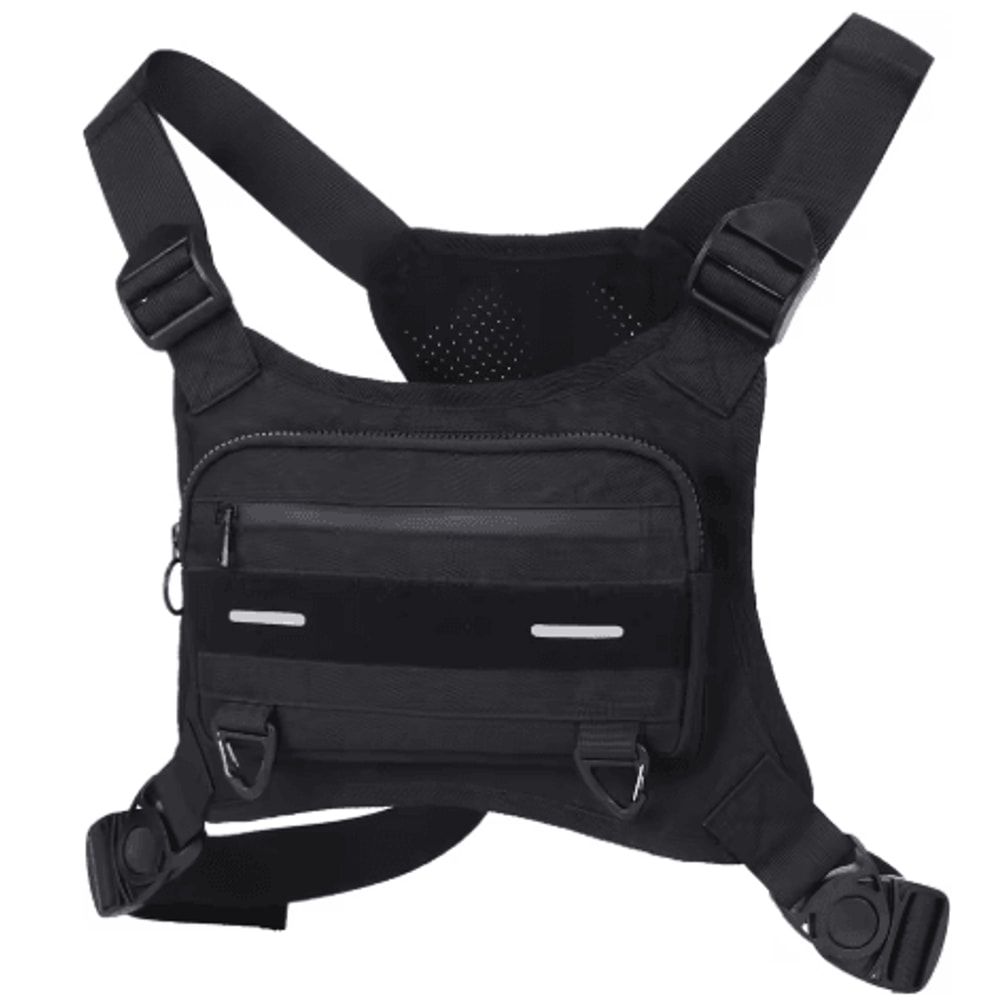 Sports Chest Bag Running Vest Waterproof Reflective Anti Theft Chest Pack For Outdoor Activities 3