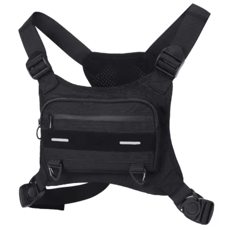 Sports Chest Bag Running Vest Waterproof Reflective Anti Theft Chest Pack For Outdoor Activities 0