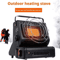 13KW Butane Camping Heater Stove High Power Survival Heating Tool With Dual Heat Source 2