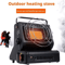 13KW Butane Camping Heater Stove High Power Survival Heating Tool With Dual Heat Source 2