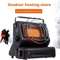13KW Butane Camping Heater Stove High Power Survival Heating Tool With Dual Heat Source 7