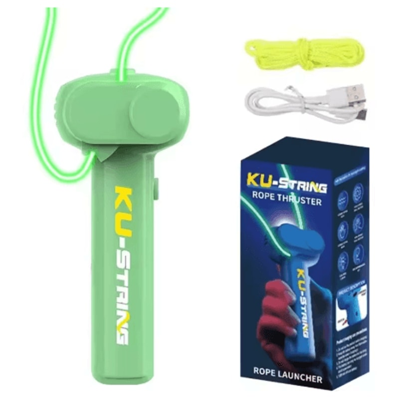 Glow In The Dark String Shooter Toy Luminous Rope Stress Relief Handheld Toy For Kids And Adults 5