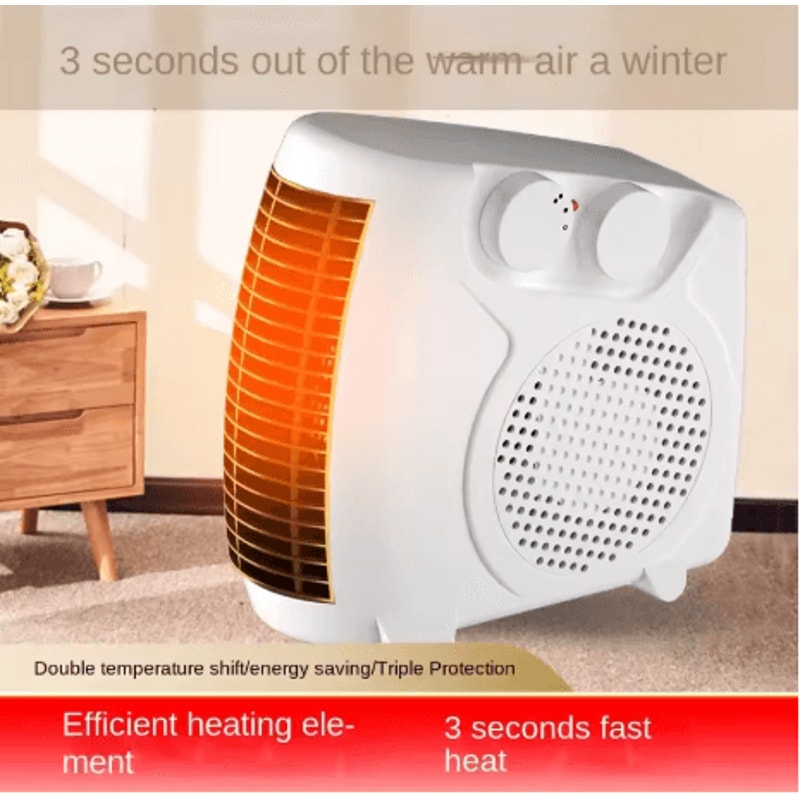 Portable Electric Desktop Heater Low Power Winter Heater For Home And Office 2