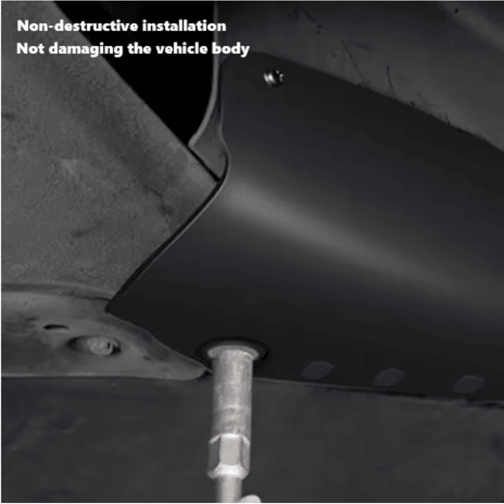 Tesla Chassis Coolant Protection Plate Leak Proof Underbody Pipeline Protective Cover 6