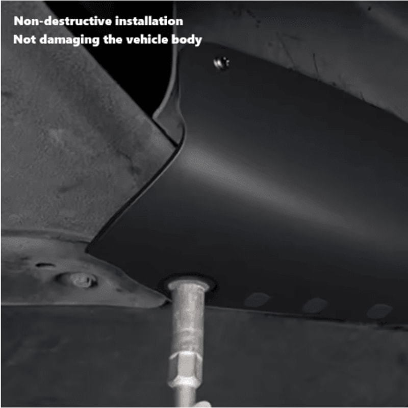 Tesla Chassis Coolant Protection Plate Leak Proof Underbody Pipeline Protective Cover 6