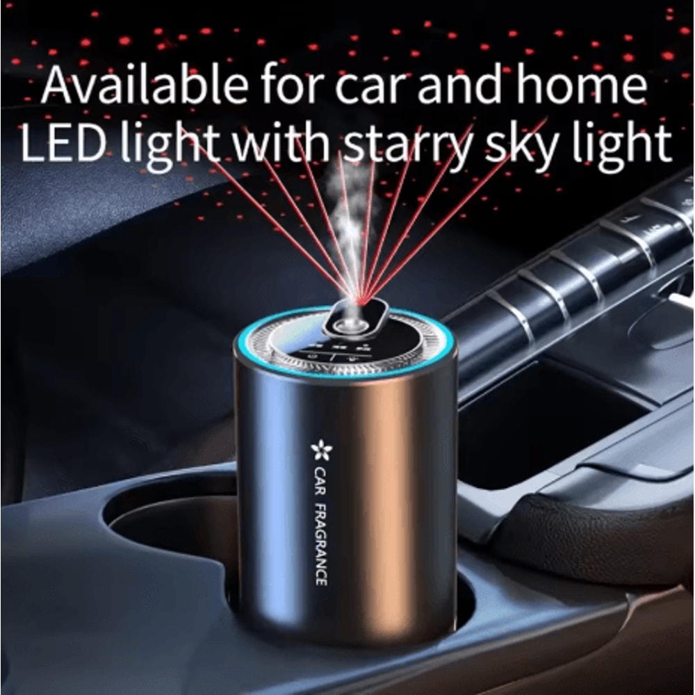 Car Perfume Air Freshener USB Rechargeable Essential Oil Aromatherapy Diffuser 5