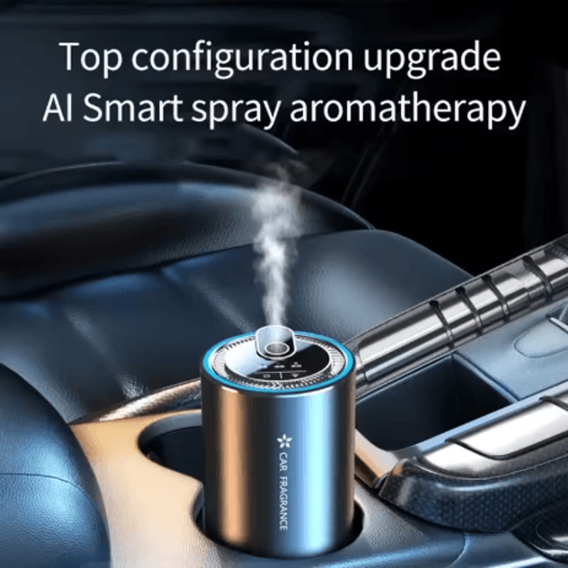 Car Perfume Air Freshener USB Rechargeable Essential Oil Aromatherapy Diffuser 8
