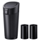 Car Trash Can With Lid Compact Auto Dust Organizer With Garbage Bags 2
