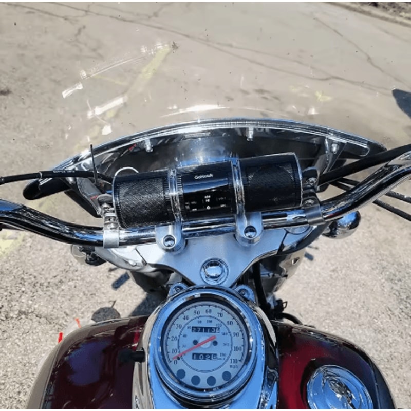 Bluetooth Motorcycle Stereo Speaker USB MP3 Player With Amplifier And FM Radio 5