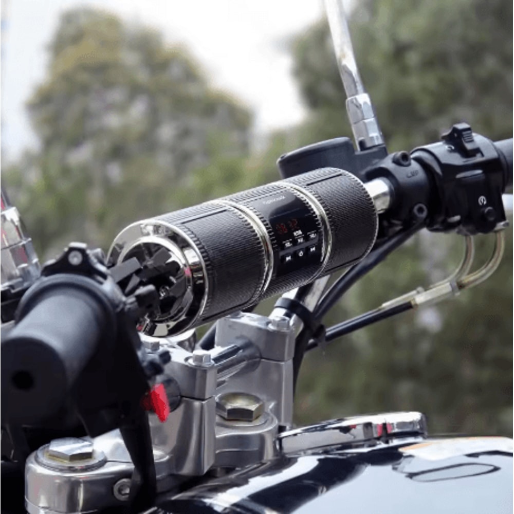 Bluetooth Motorcycle Stereo Speaker USB MP3 Player With Amplifier And FM Radio 7