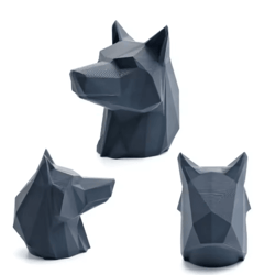 cool dog head tow ball cover 50mm trailer hitch protector cap for cars