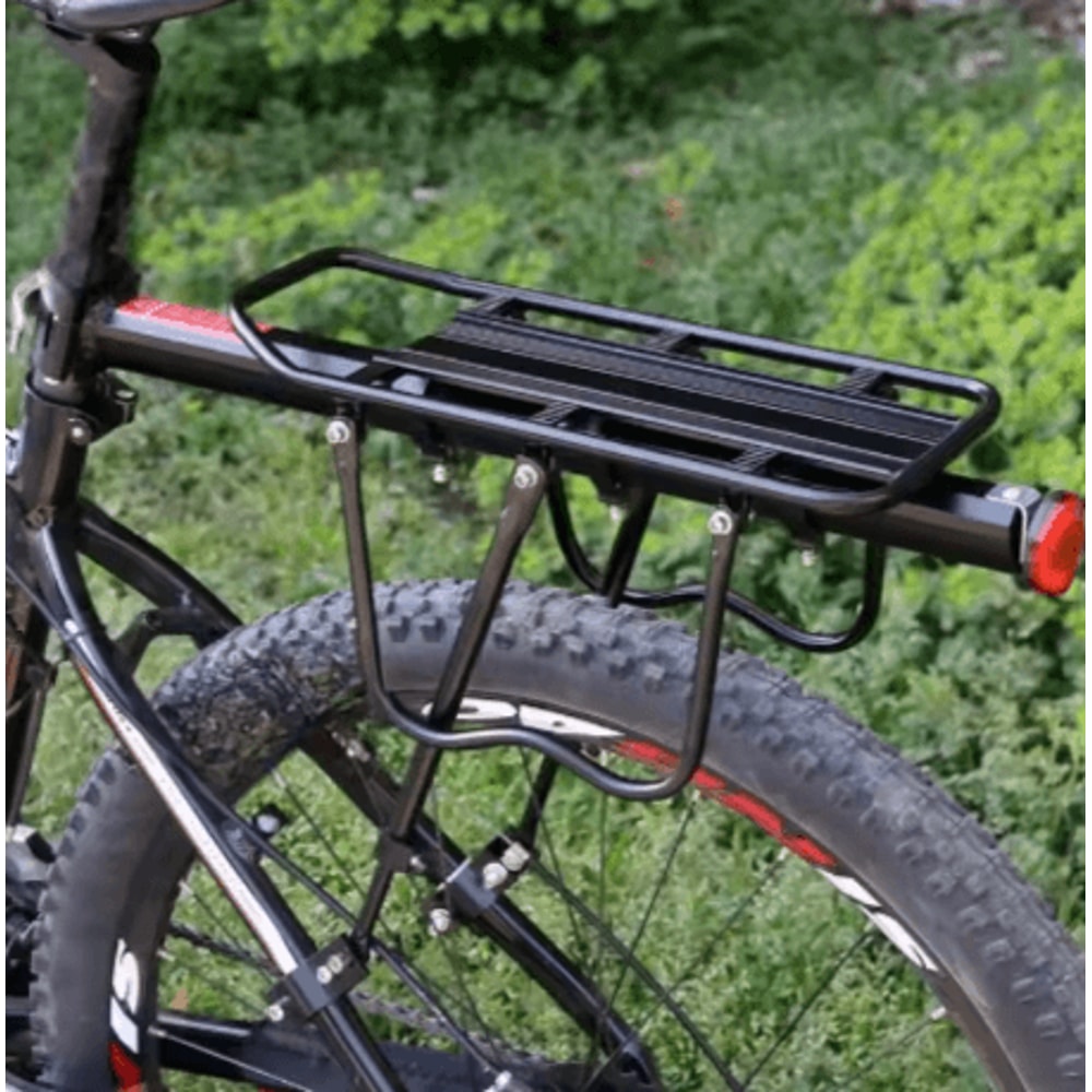 Adjustable Bike Luggage Rack Quick Release Rear Seat Rack With Reflective Plate 1