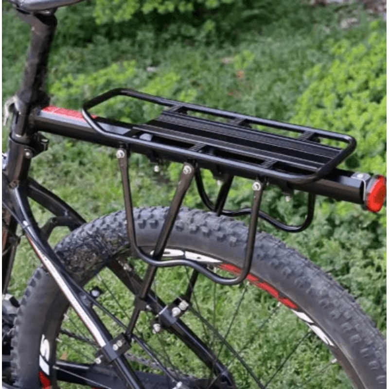 Adjustable Bike Luggage Rack Quick Release Rear Seat Rack With Reflective Plate 1