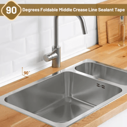 wide stove gap sealing strip self adhesive waterproof kitchen and bath caulking tape