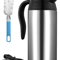 Car Thermos Kettle 750ML 12V 24V Electric Heating Cup Stainless Steel Travel Water Heater 1