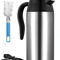 Car Thermos Kettle 750ML 12V 24V Electric Heating Cup Stainless Steel Travel Water Heater 2