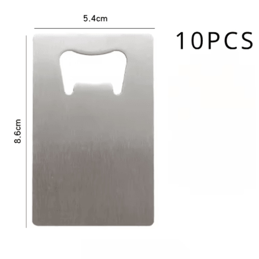 Stainless Steel Wallet Bottle Opener Slim Pocket Beer Opener For DIY Wedding Favors 1 To 10PCS 1