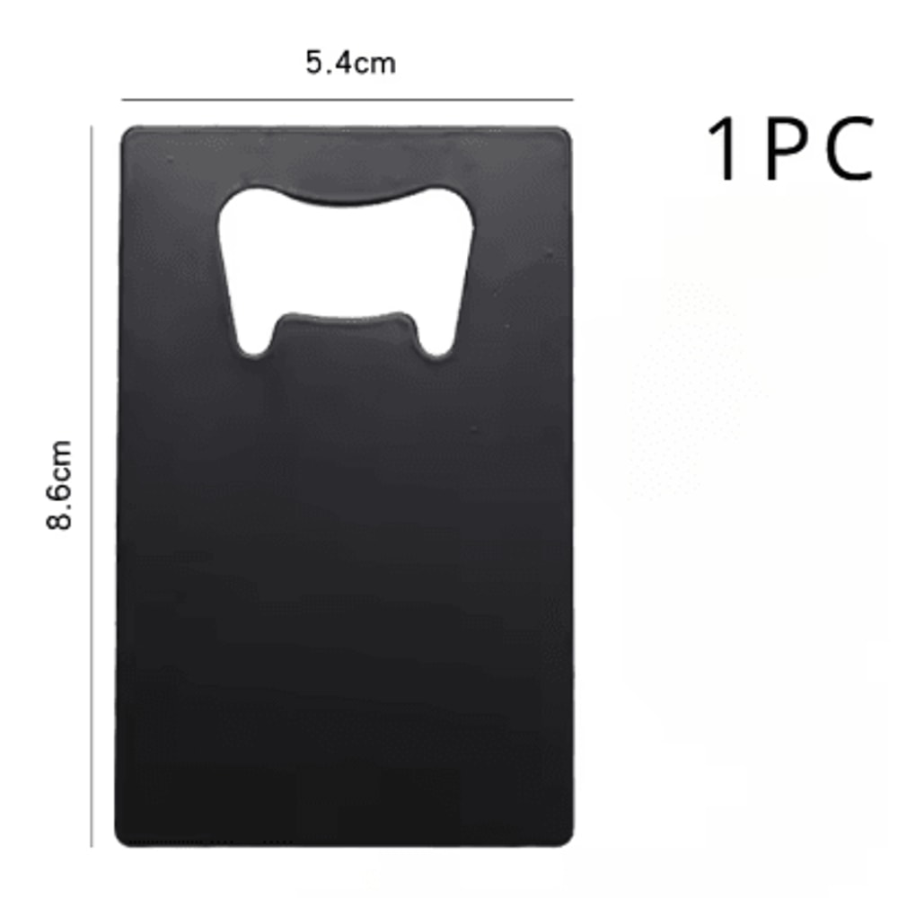 Stainless Steel Wallet Bottle Opener Slim Pocket Beer Opener For DIY Wedding Favors 1 To 10PCS 3