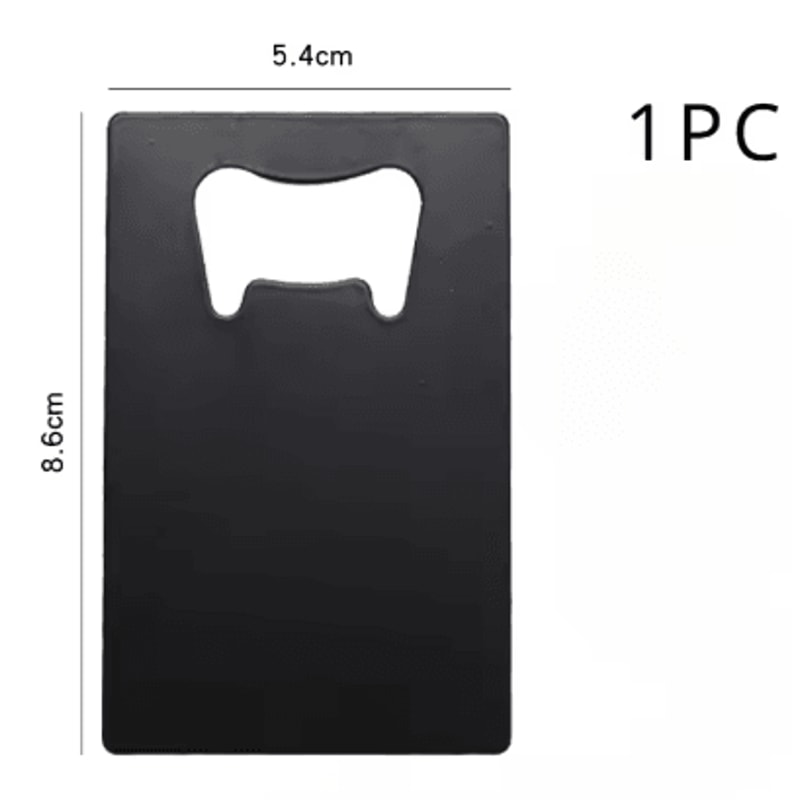 Stainless Steel Wallet Bottle Opener Slim Pocket Beer Opener For DIY Wedding Favors 1 To 10PCS 3