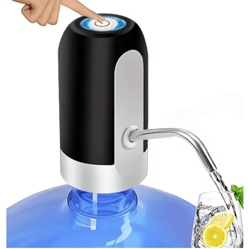 Electric Water Dispenser Pump USB Rechargeable One Touch Automatic Water Bottle Pump 6