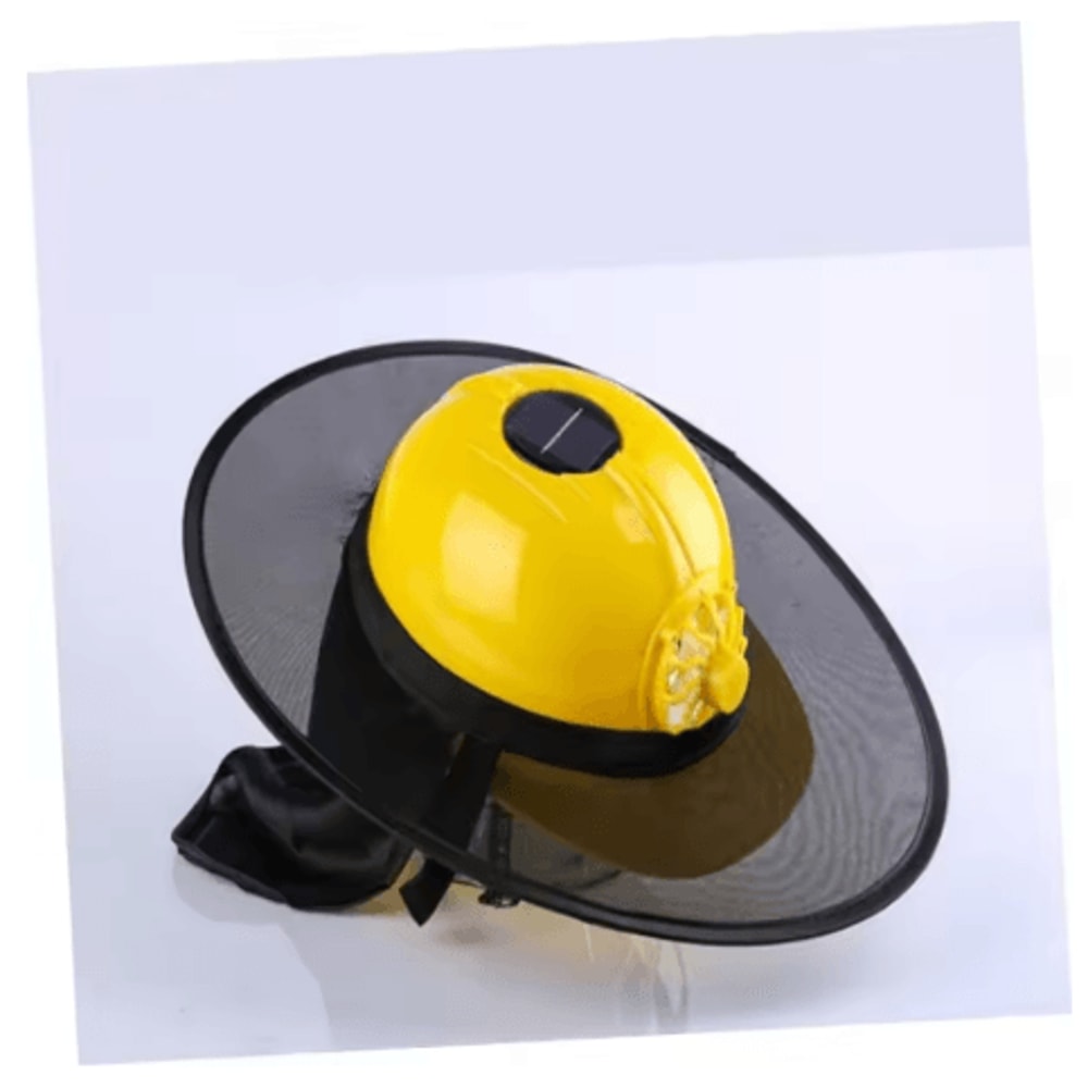 High Visibility Safety Helmet Sun Visor Reflective Outdoor Head And Neck Protector 4