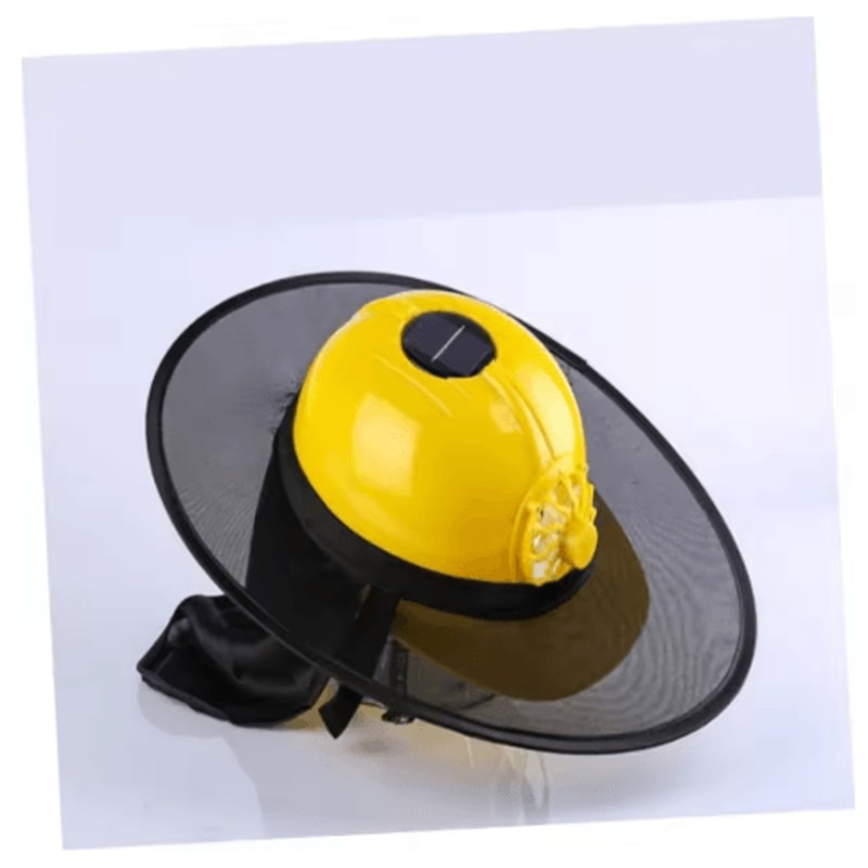 High Visibility Safety Helmet Sun Visor Reflective Outdoor Head And Neck Protector 4