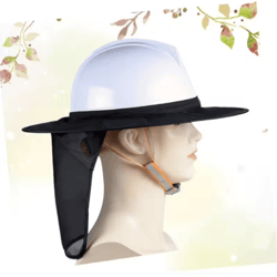 high visibility safety helmet sun visor reflective outdoor head and neck protector