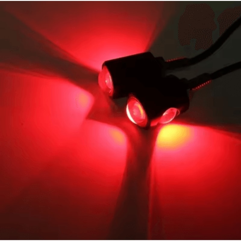 Universal Motorcycle LED Signal Light Super Bright Eagle Eye License Plate And Turn Indicator 1