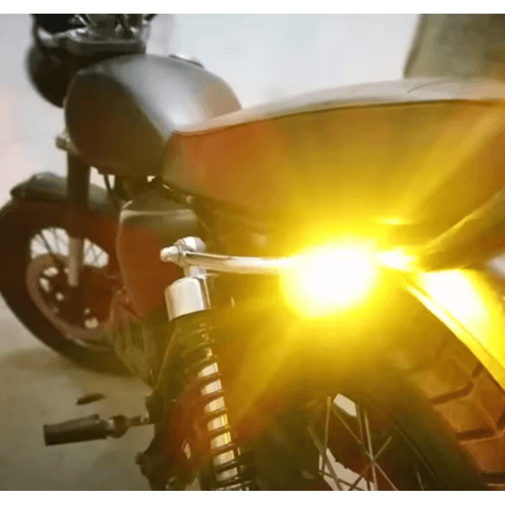 Universal Motorcycle LED Signal Light Super Bright Eagle Eye License Plate And Turn Indicator 4