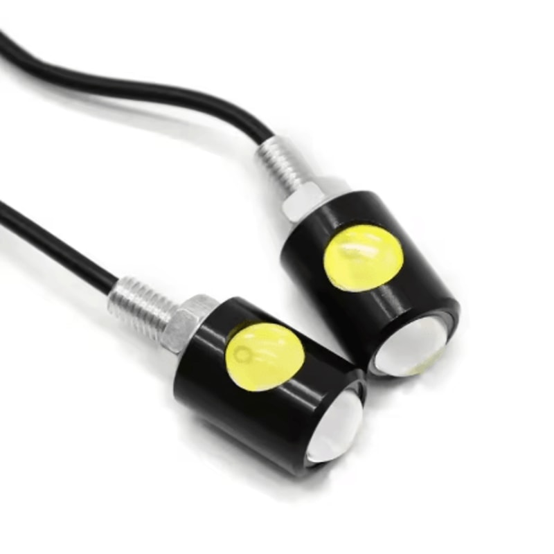 Universal Motorcycle LED Signal Light Super Bright Eagle Eye License Plate And Turn Indicator 5