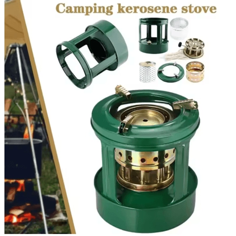 Portable Camping Kerosene Heater Stove Windproof Outdoor Paraffin Burner For Cooking And Heating 6
