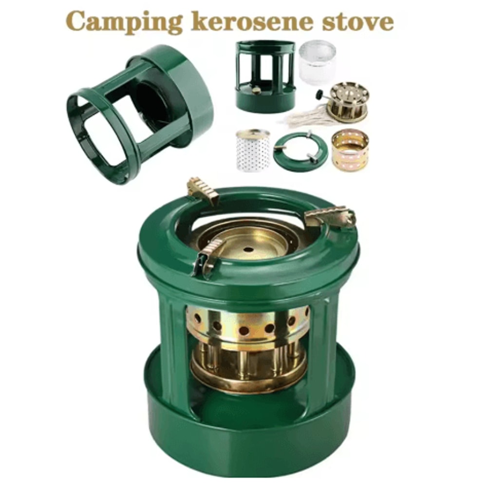 Portable Camping Kerosene Heater Stove Windproof Outdoor Paraffin Burner For Cooking And Heating 0