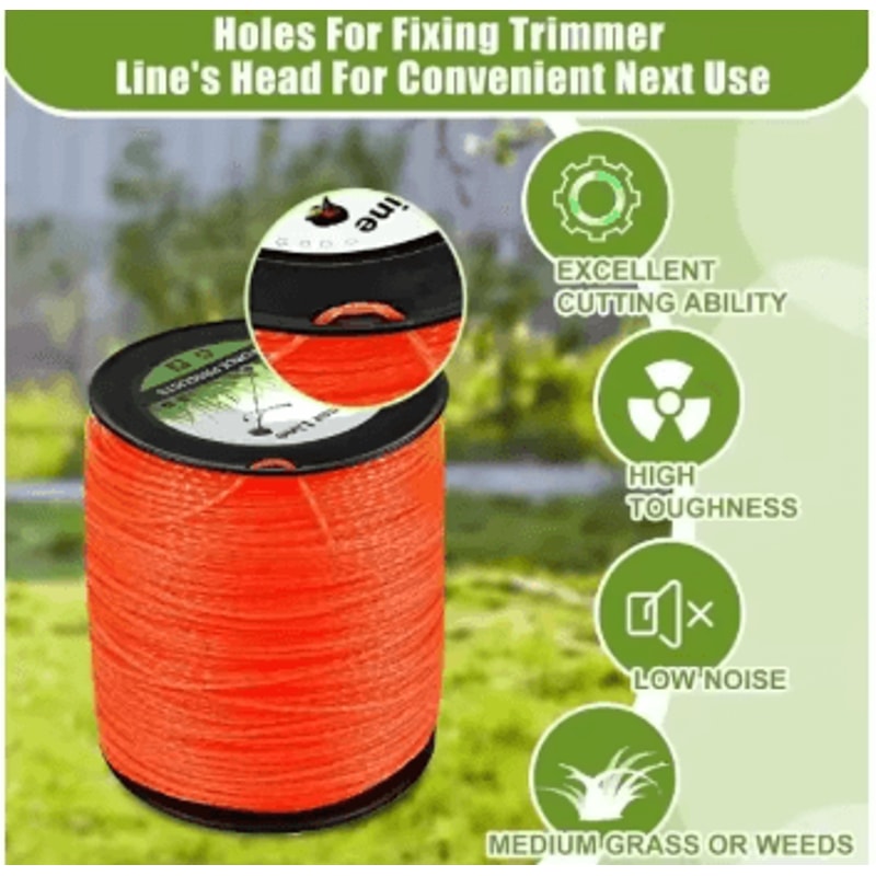 Weed Eater String Trimmer Line 1640 Ft Premium Twisted Trimmer Line 5 Lb Spool 5