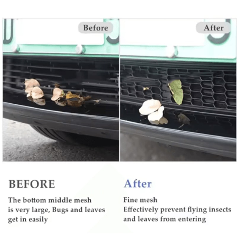 Front Hood Ventilation Grille For Tesla Model 3 And Model Y Radiator Protective Bumper Grill 4