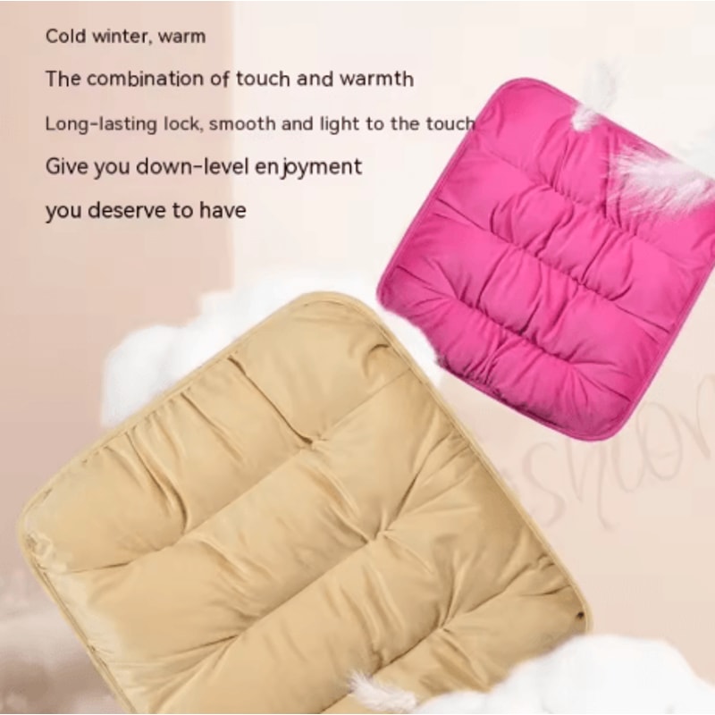 Winter Thickened Car Seat Cover Non Slip Warm Seat Cushion And Protector For Front And Rear Seats 9
