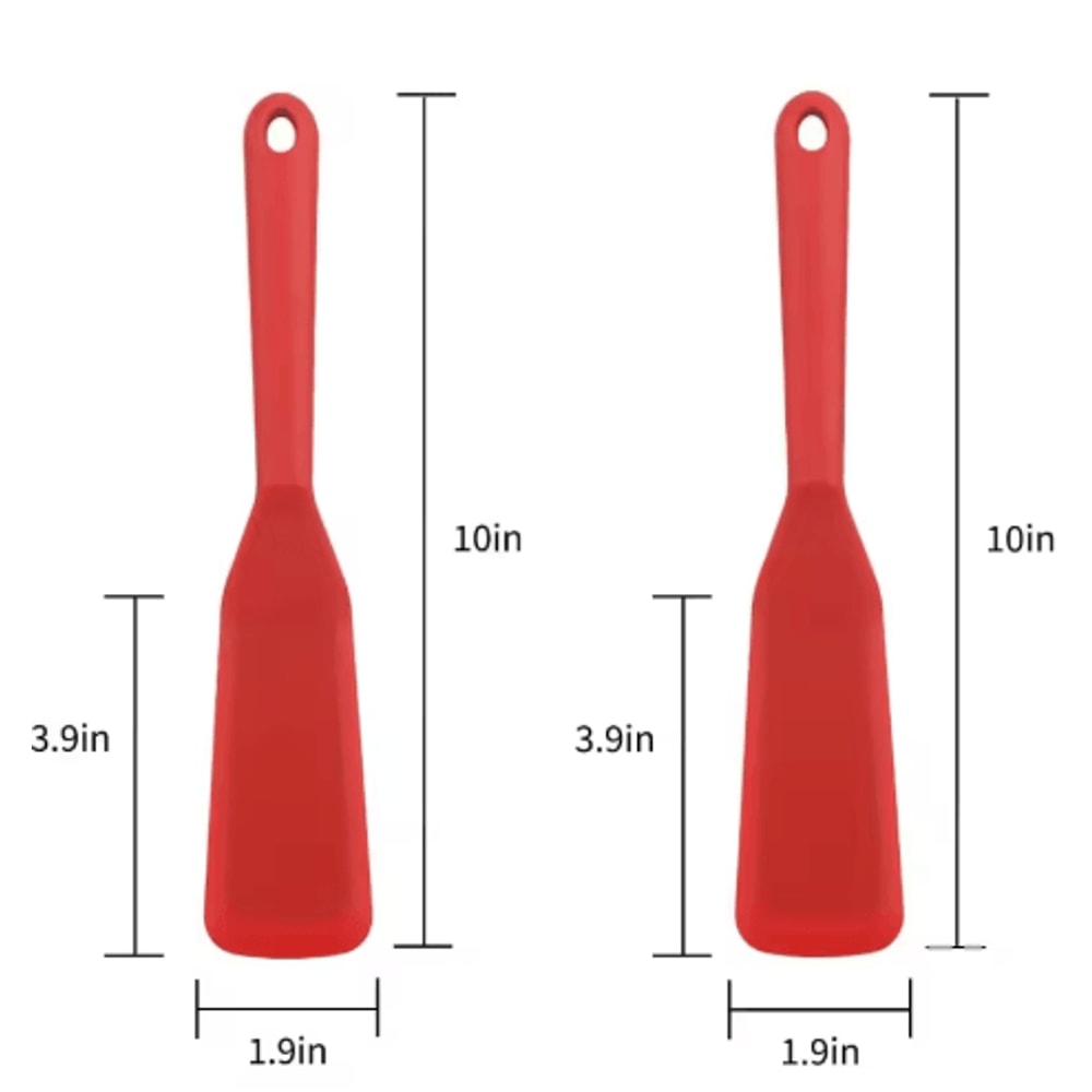 Silicone Cooking Spatula Spoon Heat Resistant Frying And Flipping Utensil For Eggs Fish And More 3