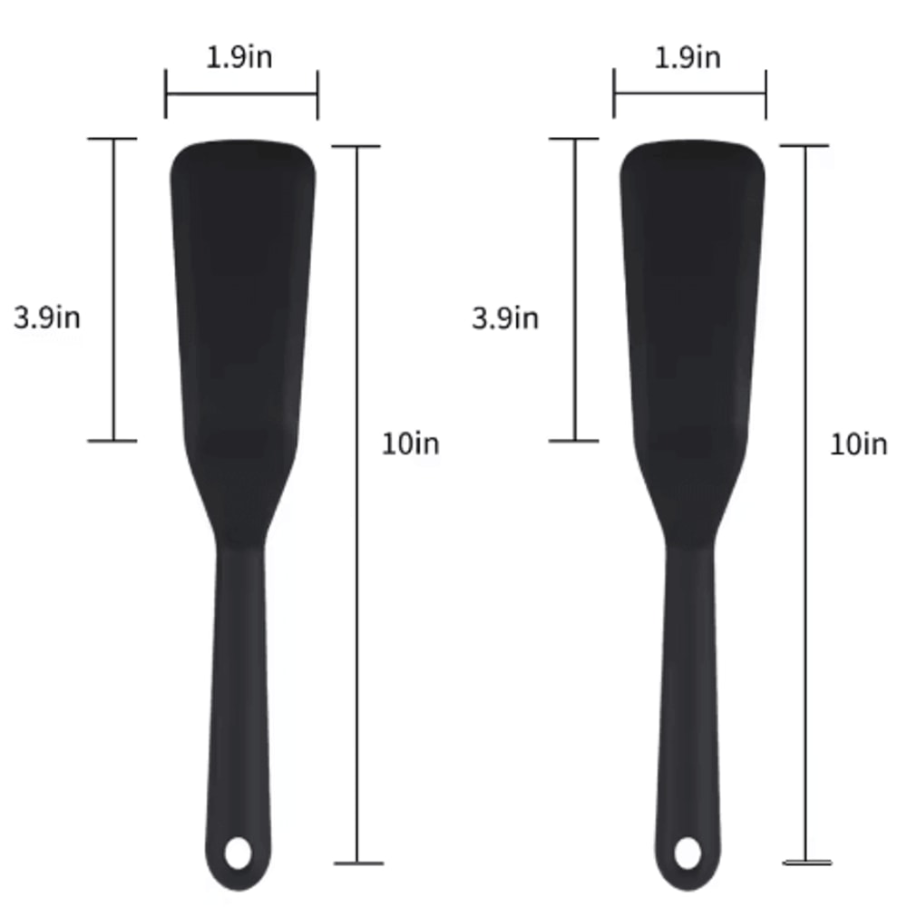 Silicone Cooking Spatula Spoon Heat Resistant Frying And Flipping Utensil For Eggs Fish And More 0