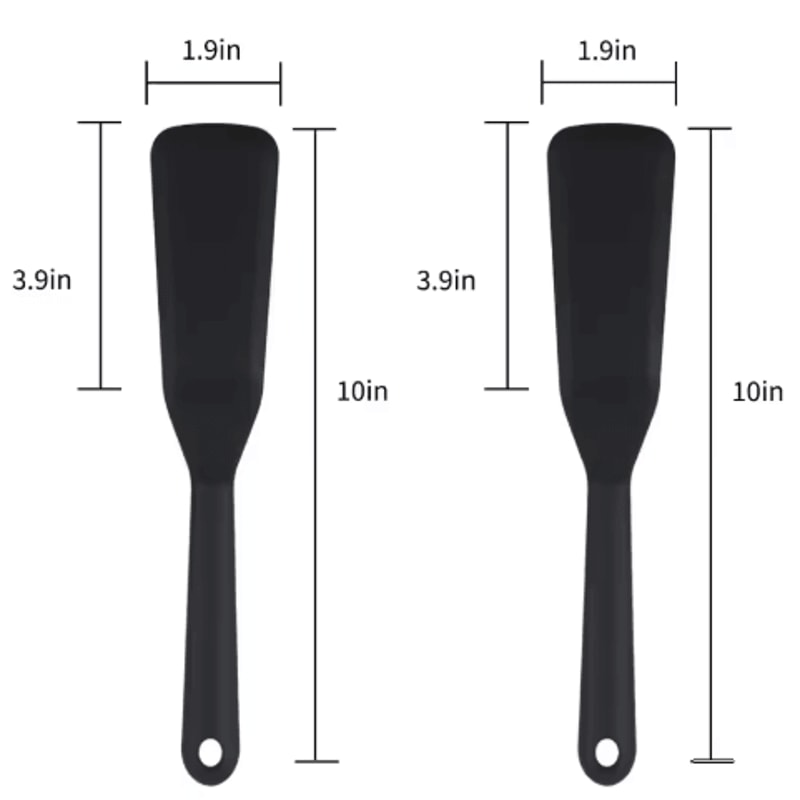 Silicone Cooking Spatula Spoon Heat Resistant Frying And Flipping Utensil For Eggs Fish And More 0