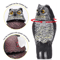 Fake Owl Decoy With Shaking Head Outdoor Garden Bird Scarecrow Decoration 0